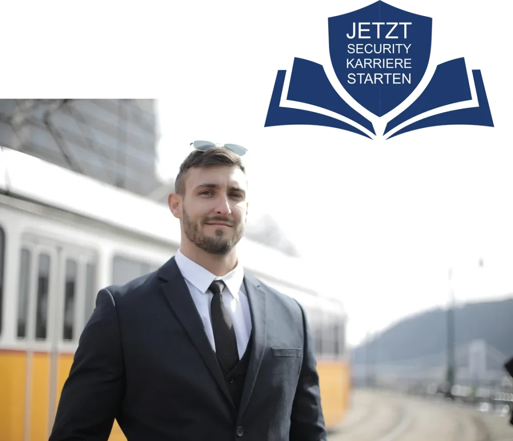 Sicherheitsmitarbeiter nach erfolgreicher Security Weiterbildung