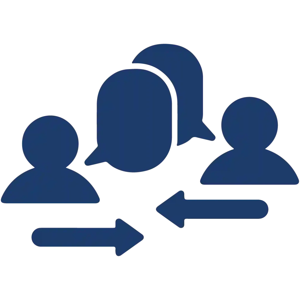 Kommunikation im Sicherheitsdienst Icon für Security Weiterbildung Lübeck online